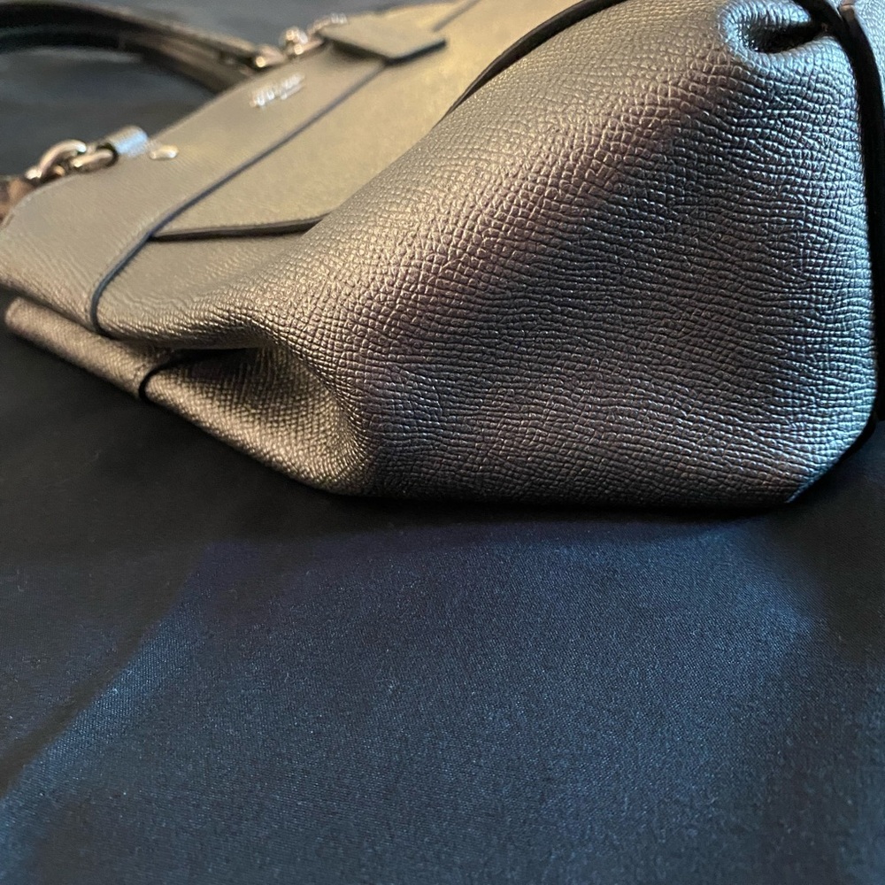 Coach Metallic Silver Shoulder Bag - Picture 8 of 12